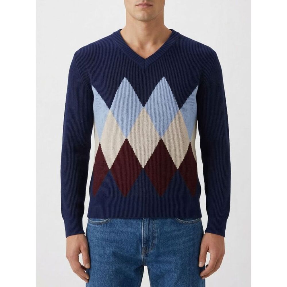 Ballantyne Sweater Men Blue